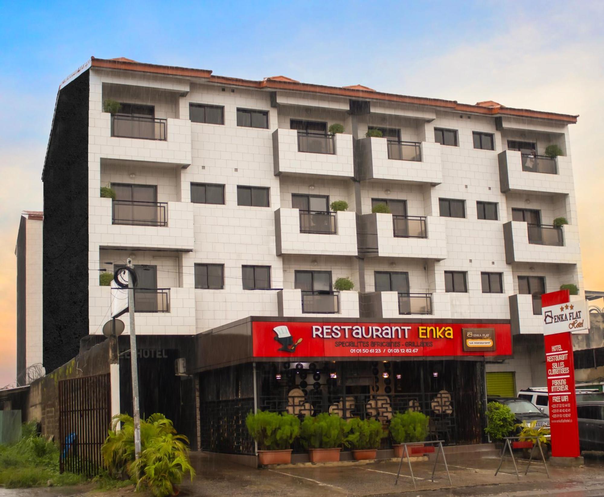 Enka Flat Hotel Abidjan Exteriör bild